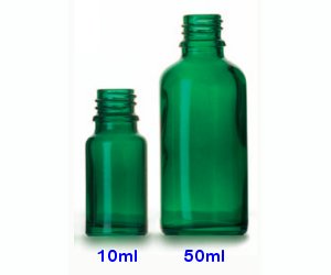 10ml green glass bottle