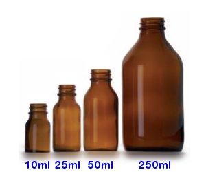 100ml amber glass Winchester